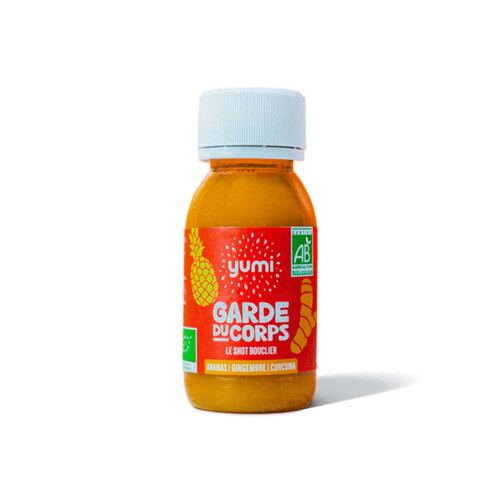 Yumi Shot Garde Du Corps Bio Ananas, Gingembre Et Curcuma 60ml