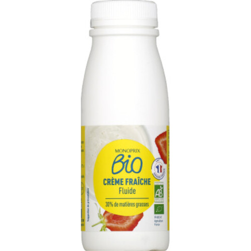 Monoprix Bio crème fraîche fluide 30% 25cl
