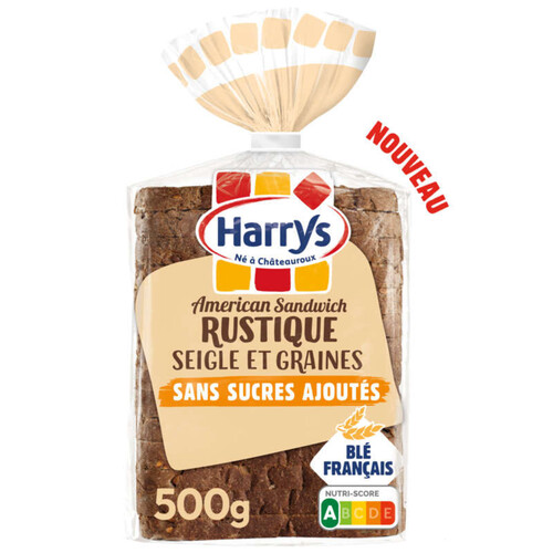 Harry's American sandwich rustique sans sucres ajoutés 500g