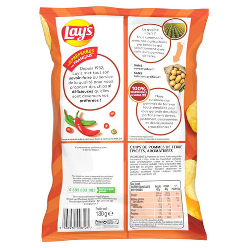 Lay's Chips Saveur Spicy 130g