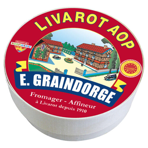 E. Graindorge Livarot AOP 250G E. GRAINDORGE 22% MG/PF 250G