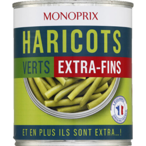 Monoprix Haricots Verts Extra-Fins 440g