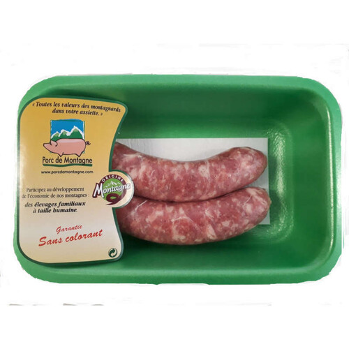 Porc De Montagne Saucisse Porc De Montagne X2