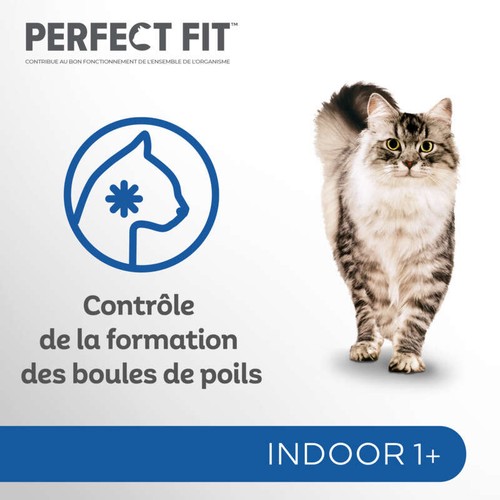 Perfect Fit Indoor Pâtée En Sauce Poulet Saumon Chat Stérilisé D'Intérieur 4X85G