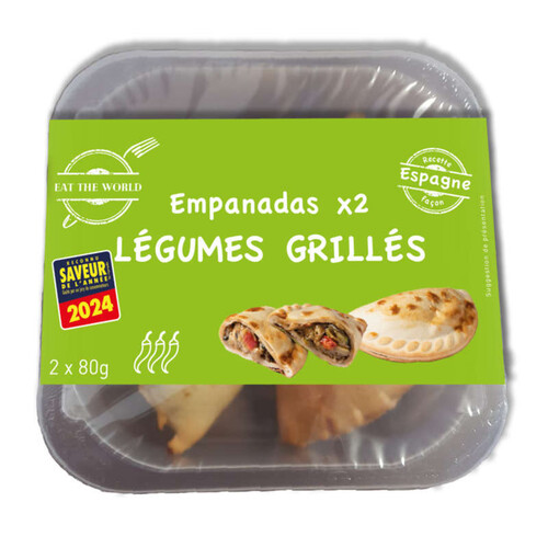 Eat the world Empanadas Légumes Grillés Façon Espagne 2x80g