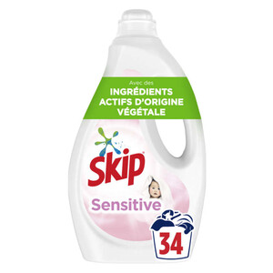 Skip Lessive Liquide Hygiène 1,7L - 34 Lavages.