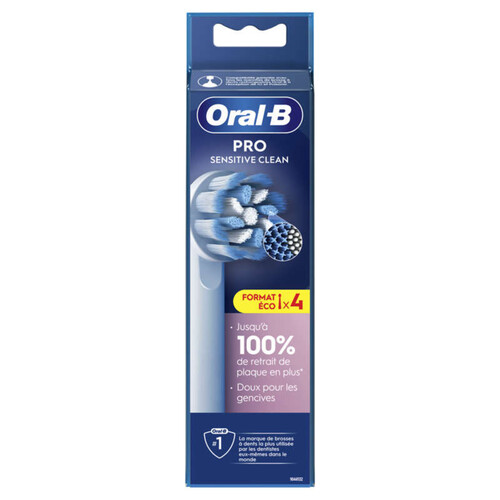 Oral-B Brossettes Pour Brosse À Dents Pro Sensitive Clean x4