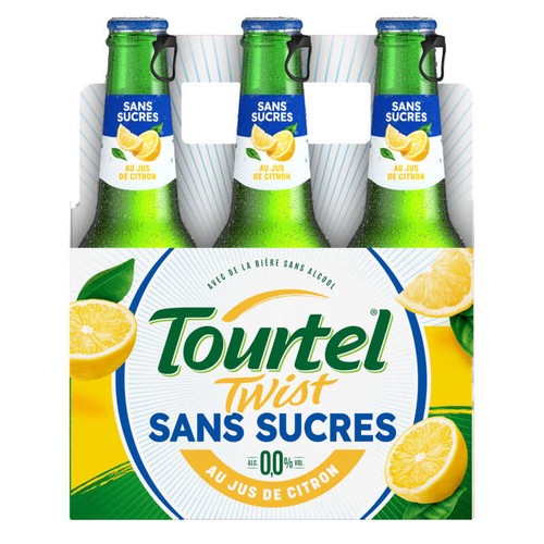 Tourtel twist sans sucre 0.0% jus de citron 6x27,5cl