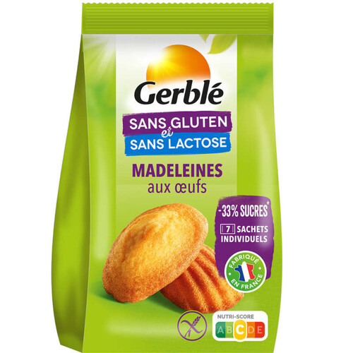 Gerblé Madeleines Aux Oeufs Sans Gluten 200G