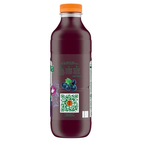 Tropicana Pur Jus de Raisin Pressé la Bouteille de 1L