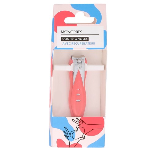Monoprix Coupe-ongles récupérateur rose