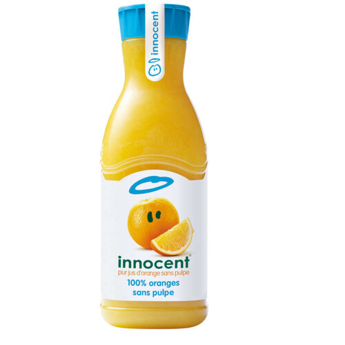Innocent jus d'orange sans pulpe le pot de 900ml