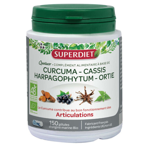 [Par Naturalia] Superdiet Complément Alimentaire au Curcuma Bio 150 gélules