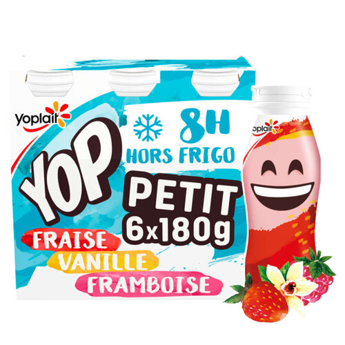 Yoplait Ptit Yop Panache Yaourt A Boire 6x180g