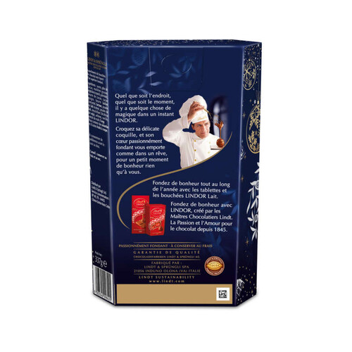 Lindt Cornet Lindor Noir Assorti 337 G