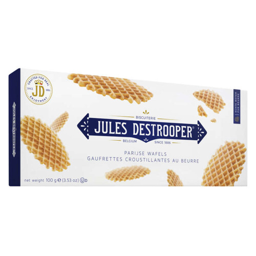 Jules Destrooper Gaufrettes Croustillantes au Beurre 100g