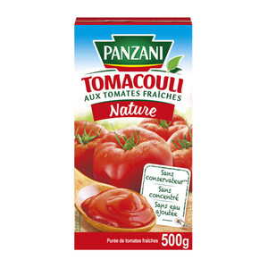 Panzani sauce tomacouli nature 500g.