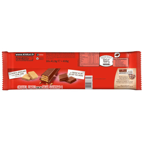 Kitkat Barre au chocolat au lait 415g