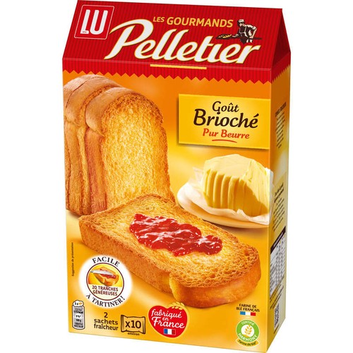 Lu Heudebert Biscottes goût Brioché 260g
