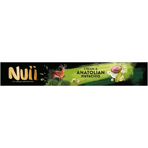 NUII Bâtonnets Pistache d'Anatolie & Crème x4