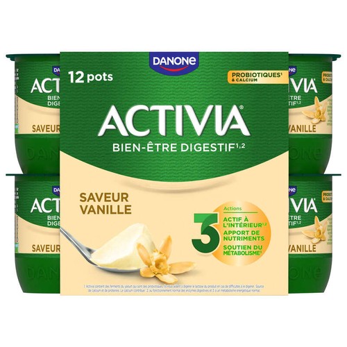 Activia Yaourt Vanille Bifidus 12x125g