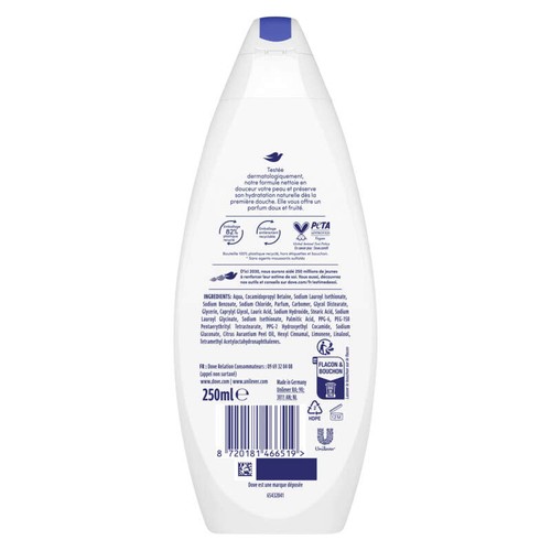 Dove Gel Douche Hydratant 250ml