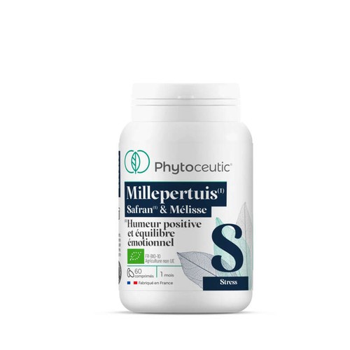 [Par Naturalia] Institut Phytoceutic Millepertuis Safran et Mélisse Bio 60 comprimés