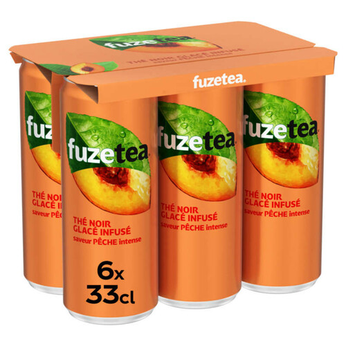 Fuzetea Thé Pêche 6x33cl