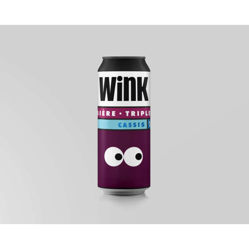 Wink Bière Cassis en Canette 44cl