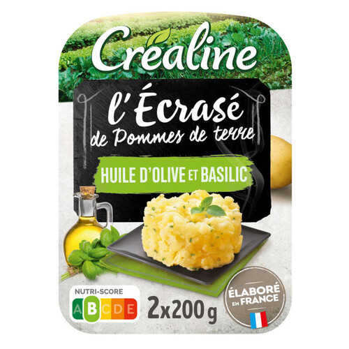 Créaline ecrasé de pomme de terre 2x195g