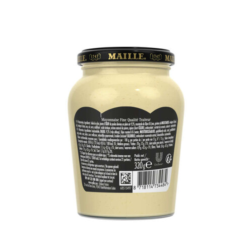 Maille Mayonnaise Fine Qualité Traiteur Bocal 320g.