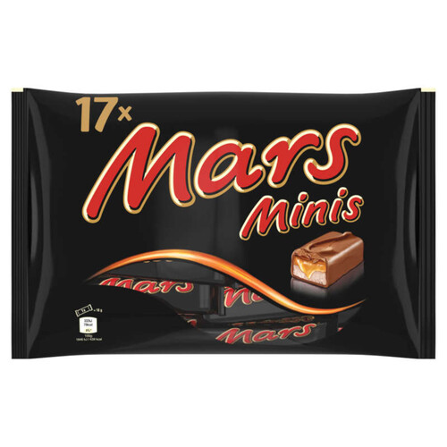 Mars minis barres chocolatées au caramel 333g
