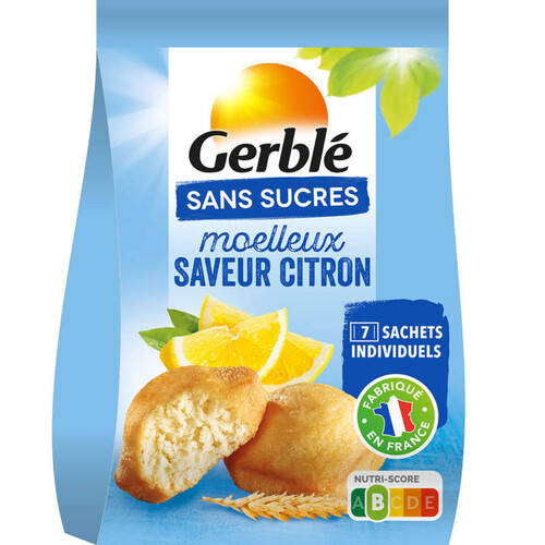 Gerblé Moëlleux Saveur Citron, Sans Sucres 196G