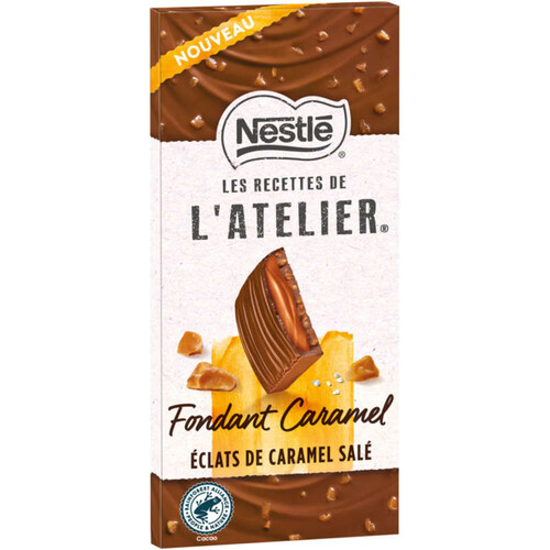 Nestlé L'atelier fondant caramel éclats de caramel salé 130g