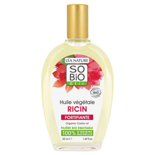 SO'BiO Étic Huile Végétale De Ricin Bio 50ml