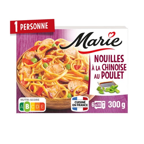Marie Nouilles à la chinoise au poulet, légumes croquants 300g