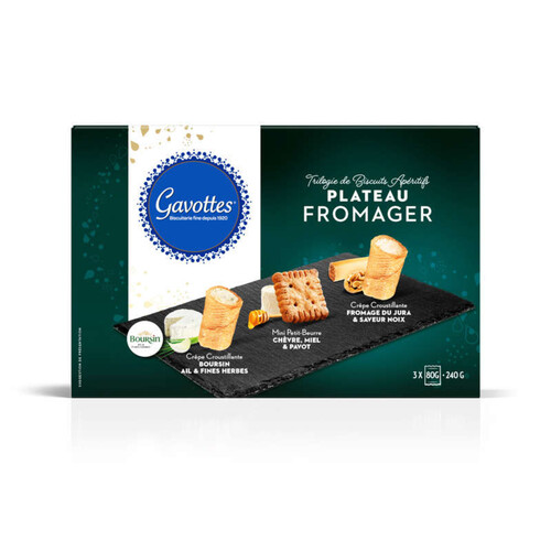 Gavottes Coffret Apéritif Plateau Fromager 240g