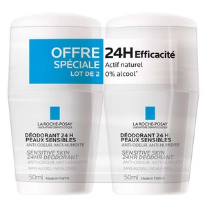 [Para] La Roche Posay Déodorant à Bille Physiologique 24H Anti-Odeurs 2x50ml