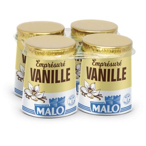 Malo Emprésuré Vanille 4x125g