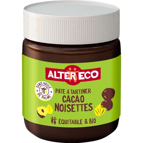 Alter Eco Pâte à Tartiner sans huile de palme Bio 270g