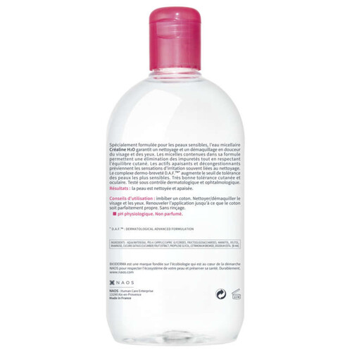[Para] Bioderma Créaline H2O sans Parfum 2 x 500ml
