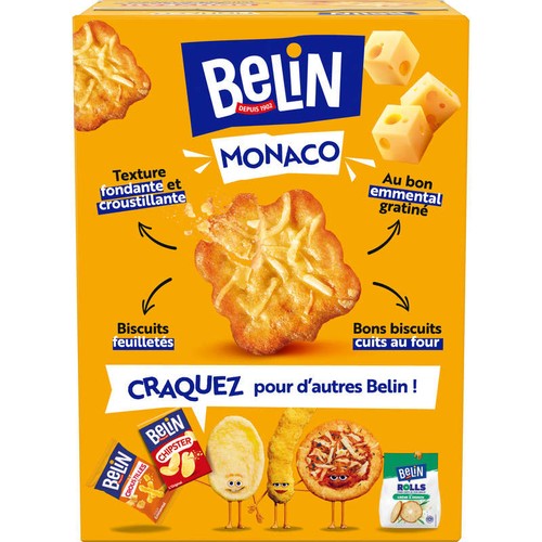 Belin Crackers Monaco Emmental 110g