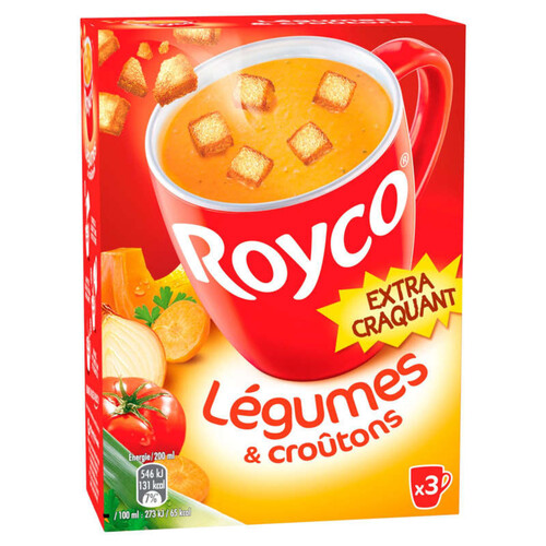 Royco Légumes & croûtons 3x25,4g