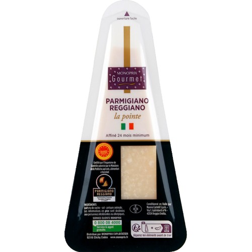 Monoprix Gourmet Parmigiano Reggiano la pointe  24mois 200g