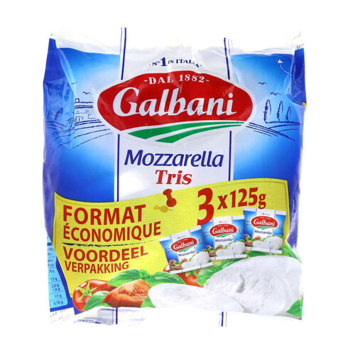 Galbani Mozzarella 3x125g