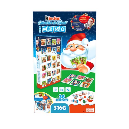 Kinder Calendrier de l'Avent Memory 316g