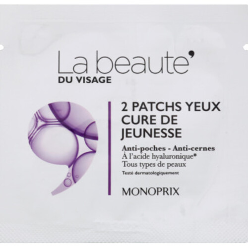 Monoprix La Beauté Les Patchs Yeux Anti-Âge X2