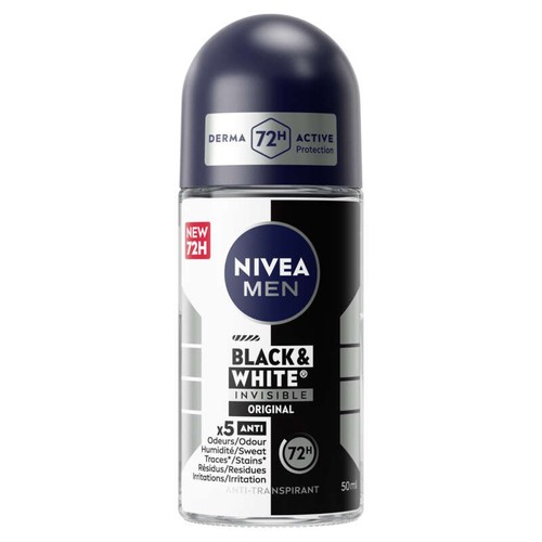 Nivea Men Déodorant Bille Black And White 50ml