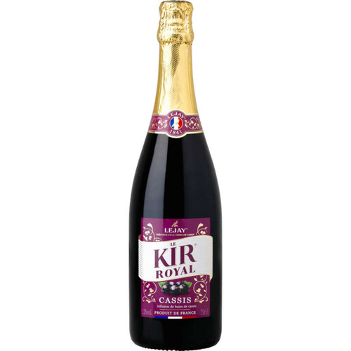 Le Kir (R) Royal Vin Mousseux Aromatisé Aux Baies De Cassis 75cl