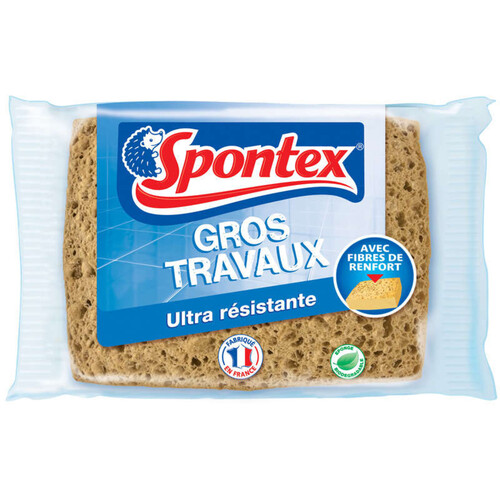 Spontex Eponge Gros Travaux, Ultra Résistante